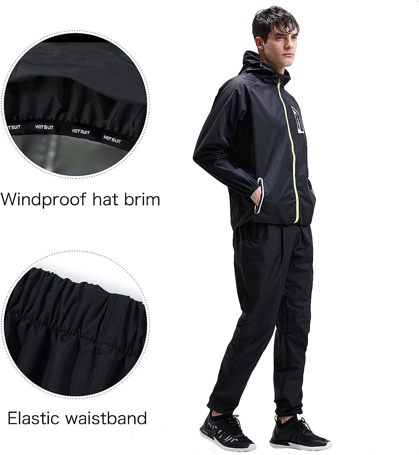 Men's Non-Rip Sauna Suit - Ultimate Boxing Sweat Jacket for Intense Workouts