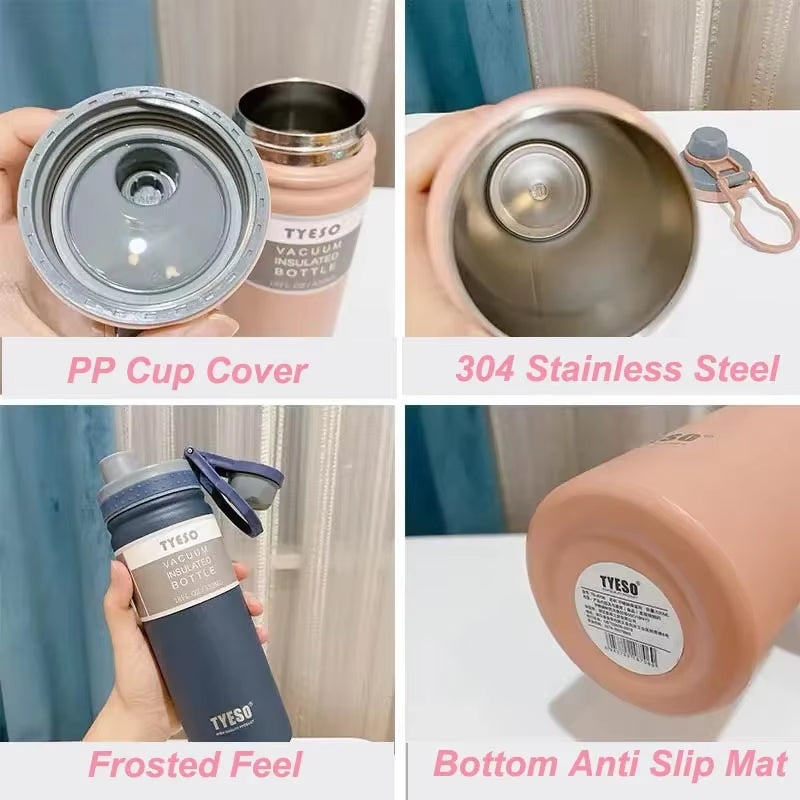 750ML Thermos Bottle Stainless Steel Vacuum Flask Insulated Water Bottle Travel Cup for Children Coffee Mug Termica