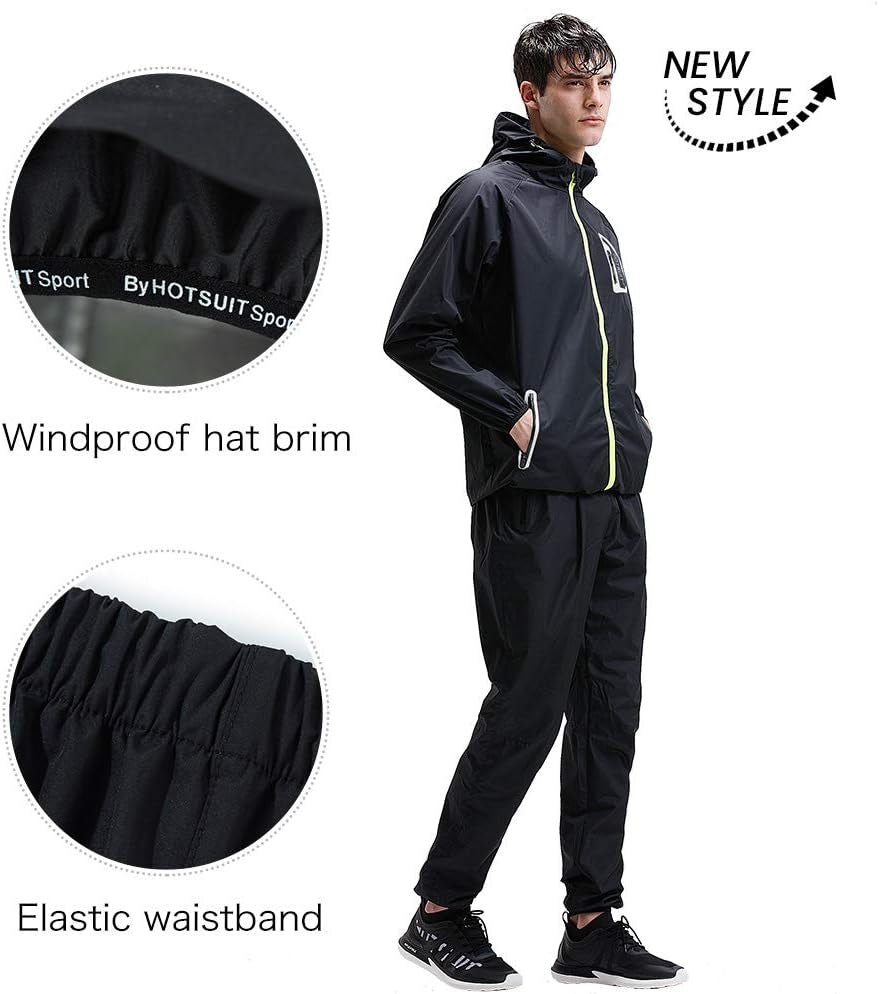 Men's Non-Rip Sauna Suit - Ultimate Boxing Sweat Jacket for Intense Workouts