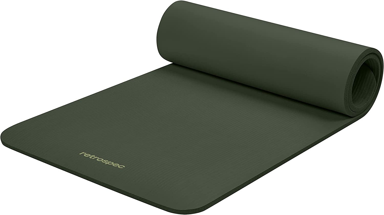 Premium Solana Yoga Mat - 1/2" Thick Non-Slip Exercise Mat with Nylon Strap for Yoga, Pilates, Stretching, and Fitness Workouts for Men & Women