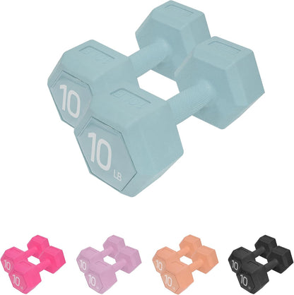 Dumbbell Sets - 5/10/15/20/25/36 Lb Dumbbells Pair Hand Weights Set of 2 - Easy Grip - Arm Weights for Men and Women, Home Gym Exercise Equipment for Workouts Fitness Strength Training