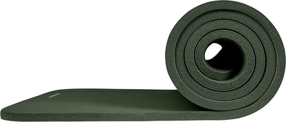 Premium Solana Yoga Mat - 1/2" Thick Non-Slip Exercise Mat with Nylon Strap for Yoga, Pilates, Stretching, and Fitness Workouts for Men & Women